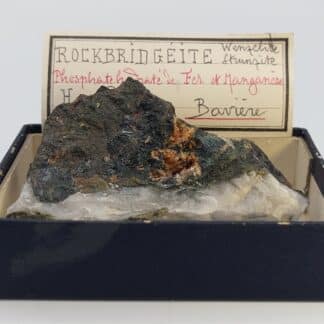 Rockbridgéite et Hureaulite, Hagendorf, Bavière.