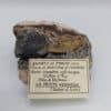 Goethite et Calcédoine, Filon de Voltennes, La Petite Verrière, Saône-et-Loire.