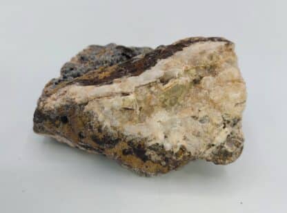 Goethite et Calcédoine, Filon de Voltennes, La Petite Verrière, Saône-et-Loire.