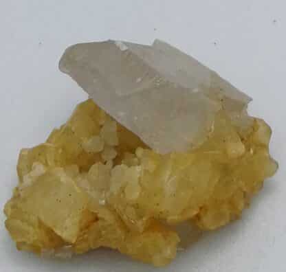 Baryte, dolomite, galerie Fontfaiche, Saint Pierre de Mésage, Isère.