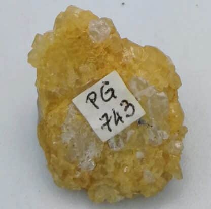 Baryte, dolomite, galerie Fontfaiche, Saint Pierre de Mésage, Isère.