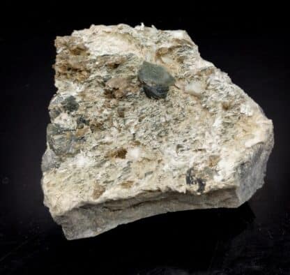 Prehnite, Adulaire et Épidote, Combe de la Selle, Oisans, Isère.