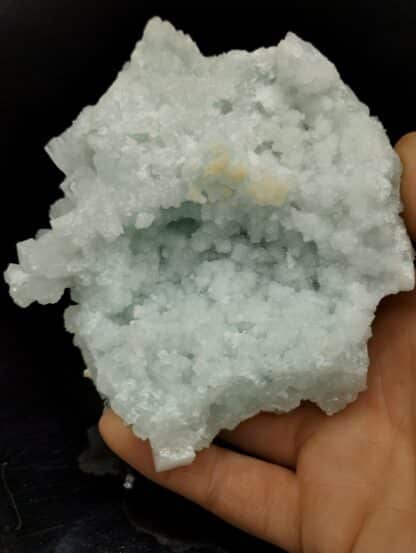 Apophyllite sur Prehnite, Poona, Inde.