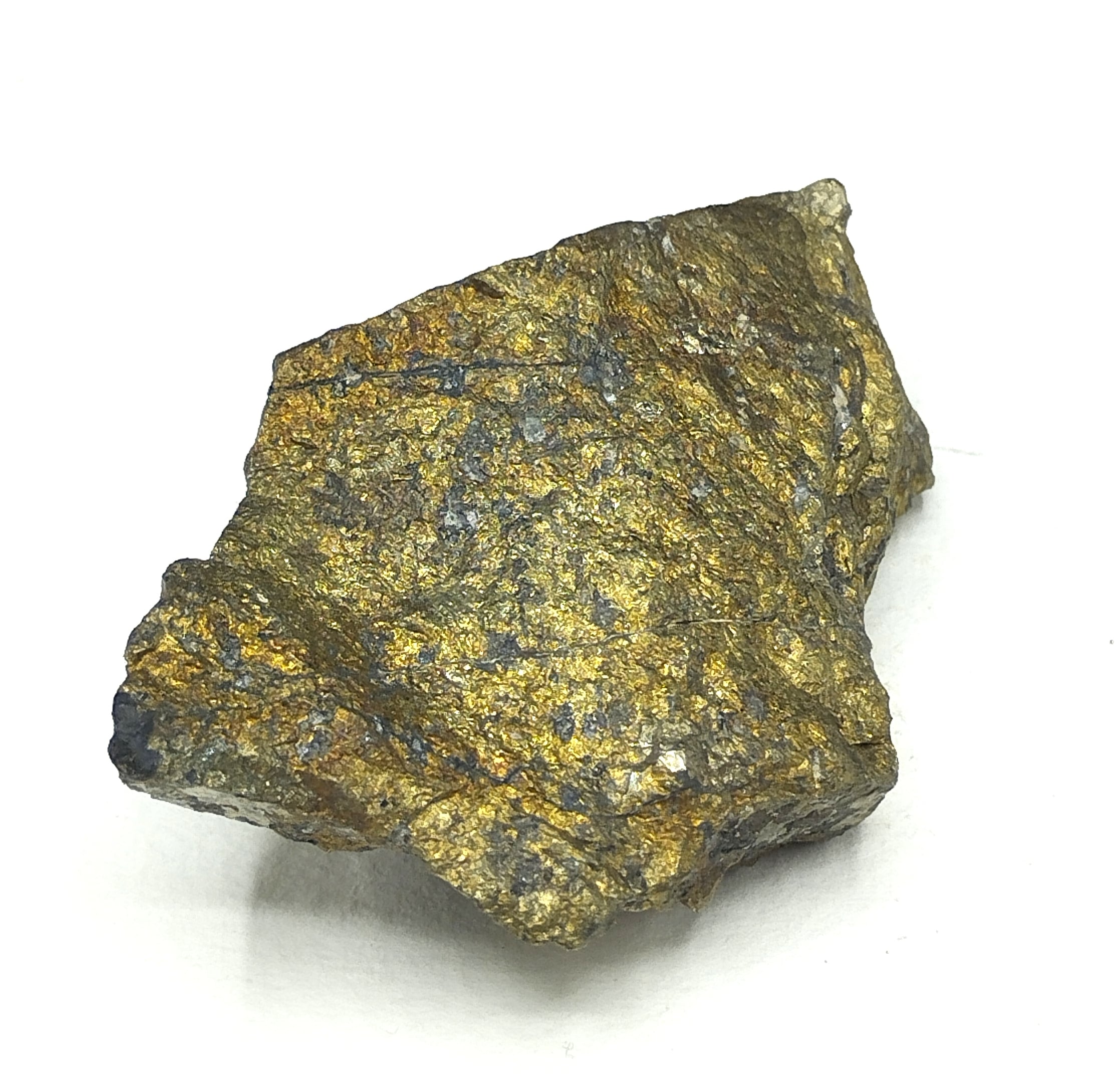 Chalcopyrite, Chessy-les-Mines, Rhône.