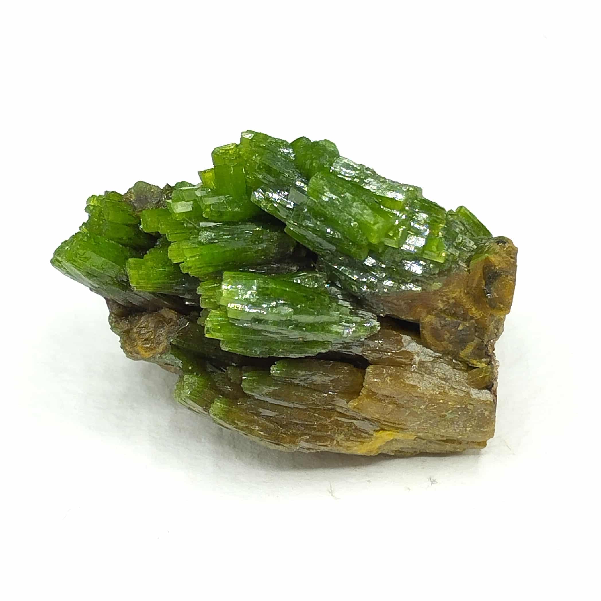 Pyromorphite, Mine des Farges, Ussel, Corrèze.