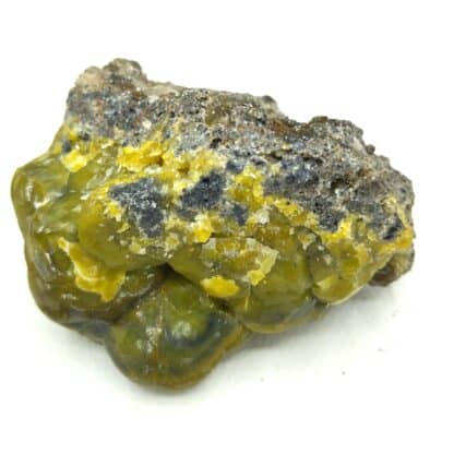 Smithsonite et Cérusite, Touissit, Maroc.