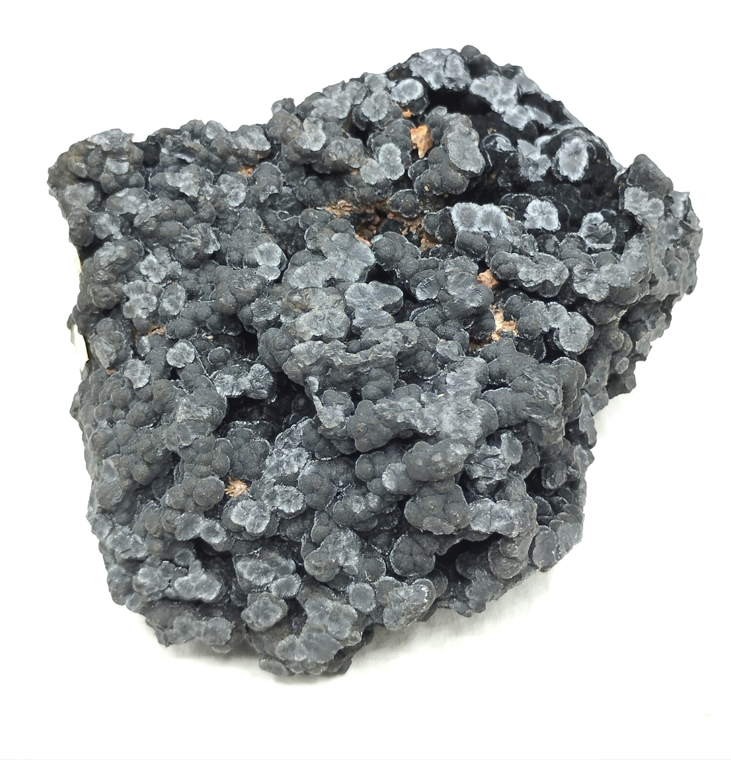 Pyrolusite sur Romanèchite, Romanèche-Thorins, Saône-et-Loire.