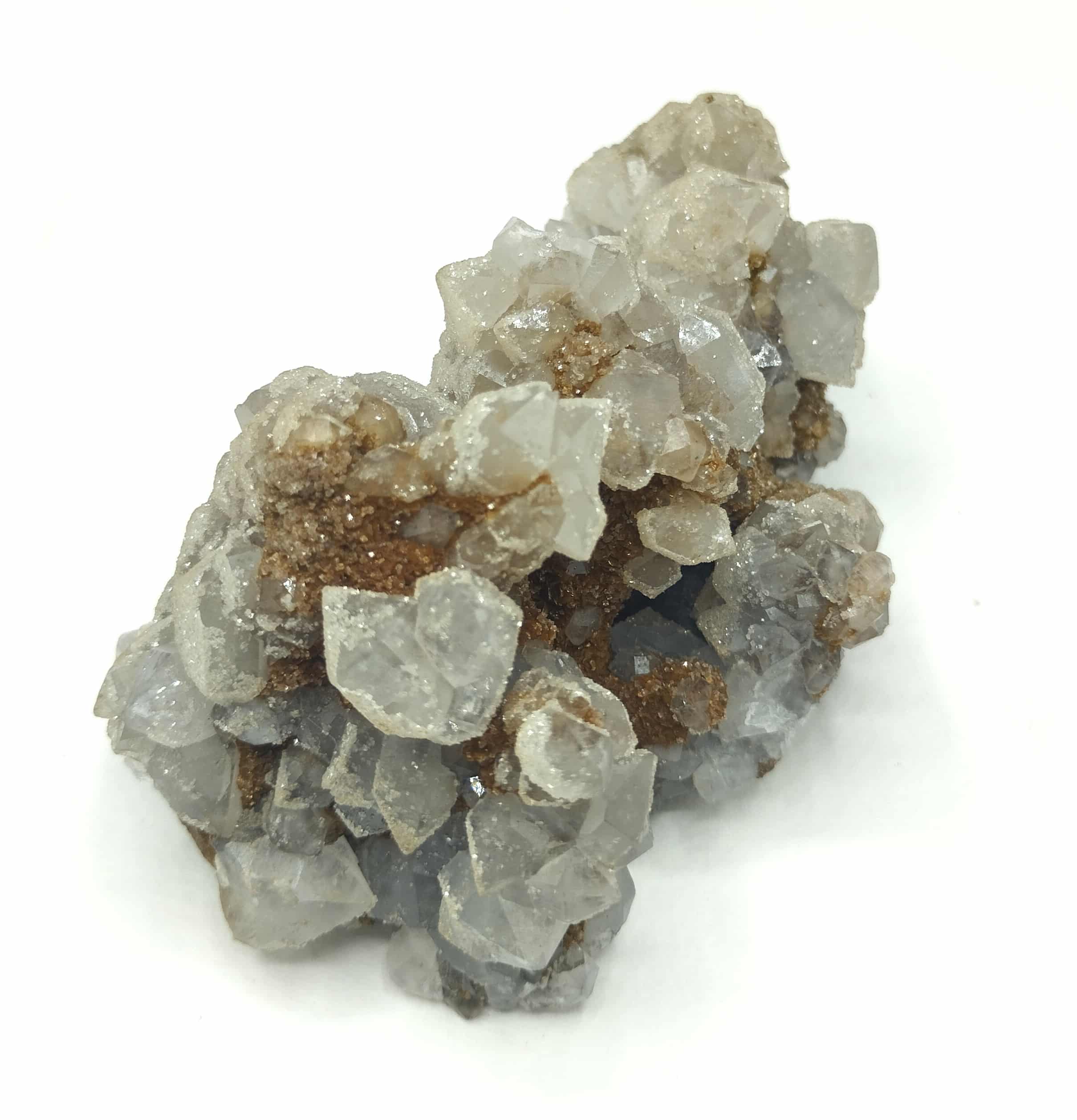 Quartz et Sidérite, Mine de Peyrebrune, Tarn.