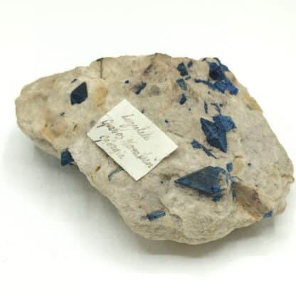 Lazulite, Graves Mountains, Géorgie, États-Unis (USA).