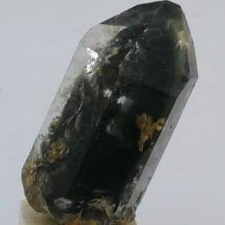 Quartz fantôme, rutile,Trou de la Fée, Les Deux Alpes, Isère.