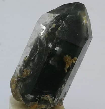 Quartz fantôme, rutile,Trou de la Fée, Les Deux Alpes, Isère.