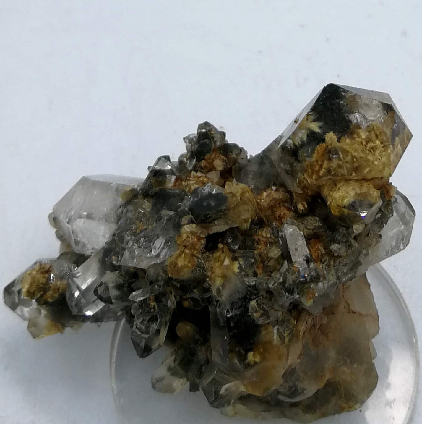 Quartz,rutile, Trou de la Fée, Deux Alpes, Oisans.