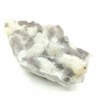 Fluorite octaédrique et Quartz, Mine de Maine, Saône-et-Loire.