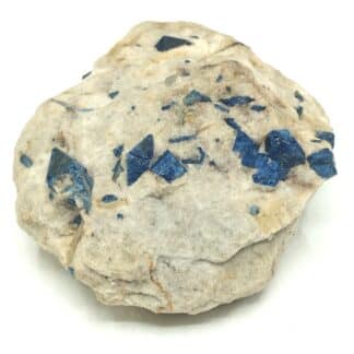 Lazulite, Graves Mountains, Géorgie, États-Unis (USA).