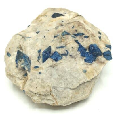 Lazulite, Graves Mountains, Géorgie, États-Unis (USA).