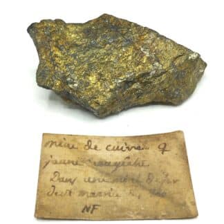 Chalcopyrite, Chessy-les-Mines, Rhône.