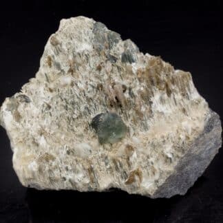 Prehnite, Adulaire et Épidote, Combe de la Selle, Oisans, Isère.