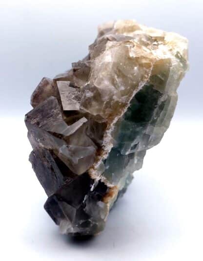 Fluorite et gros cristaux de barytine, mine de l'Avellan, Var.