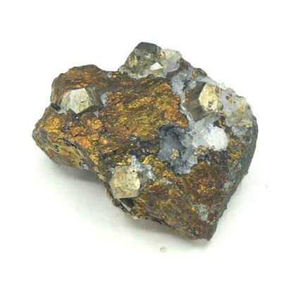 Pyrite et Chalcopyrite, Le Burc, Tarn.