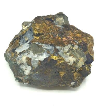 Pyrite et Chalcopyrite, Le Burc, Tarn.