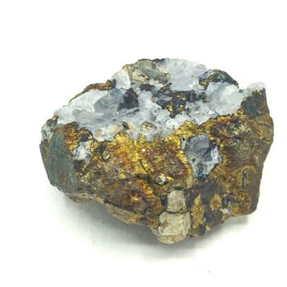 Pyrite et Chalcopyrite, Le Burc, Tarn.