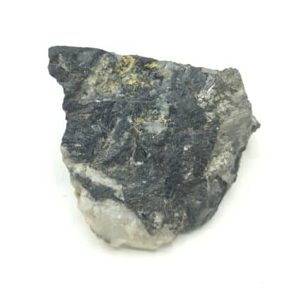 Wolframite et Pyrite, Puy-les-Vignes, Haute-Vienne, Limousin.