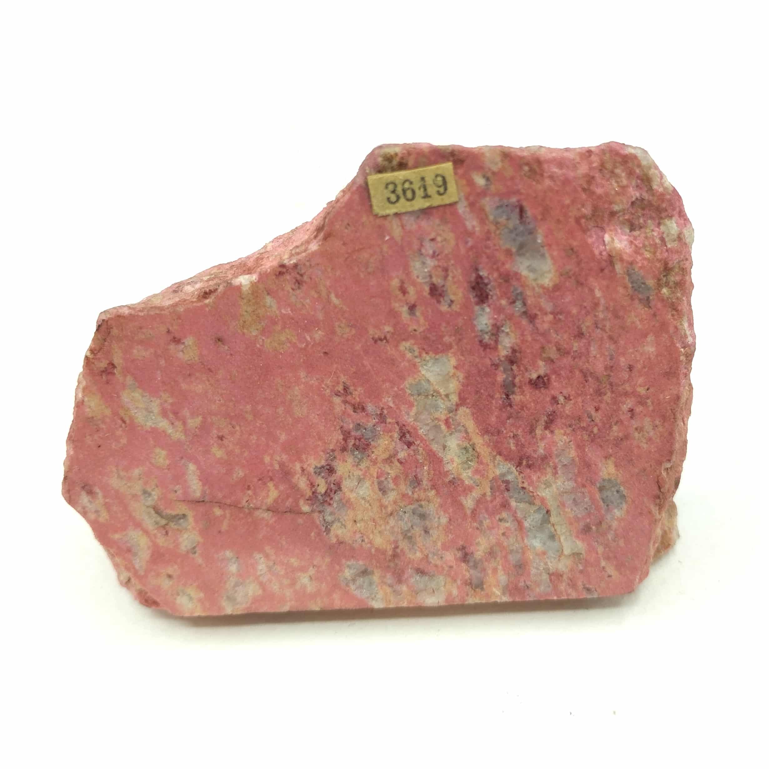 Thulite polie, Telemark, Norvège.