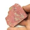 Thulite polie, Telemark, Norvège.