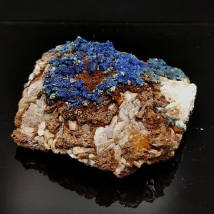 Tétraédrite pseudo en Azurite, et Dolomite, Usclas du Bosc, Loiras, Hérault.