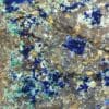 Parnauite et Azurite, Cap Garonne, Var.