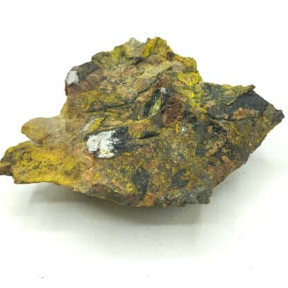 Pechblende et Schoepite, Les Bois-Noirs, Saint-Priest-la-Prugne, Forez, Loire.