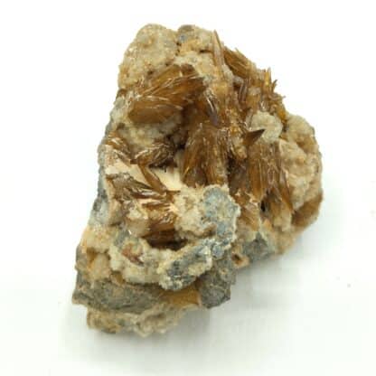 Chabazite sur Aragonite, Murat, Cantal.