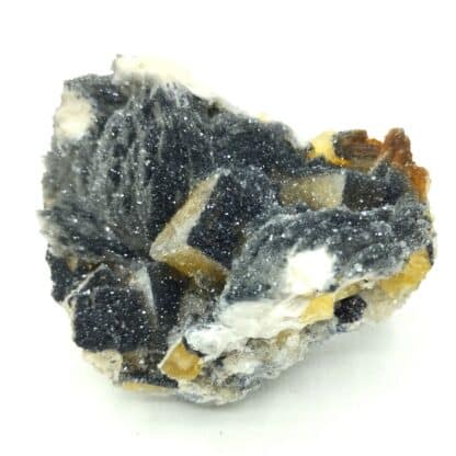 Fluorite, Baryte, Quartz et Galène, Mine des Farges, Ussel, Corrèze.