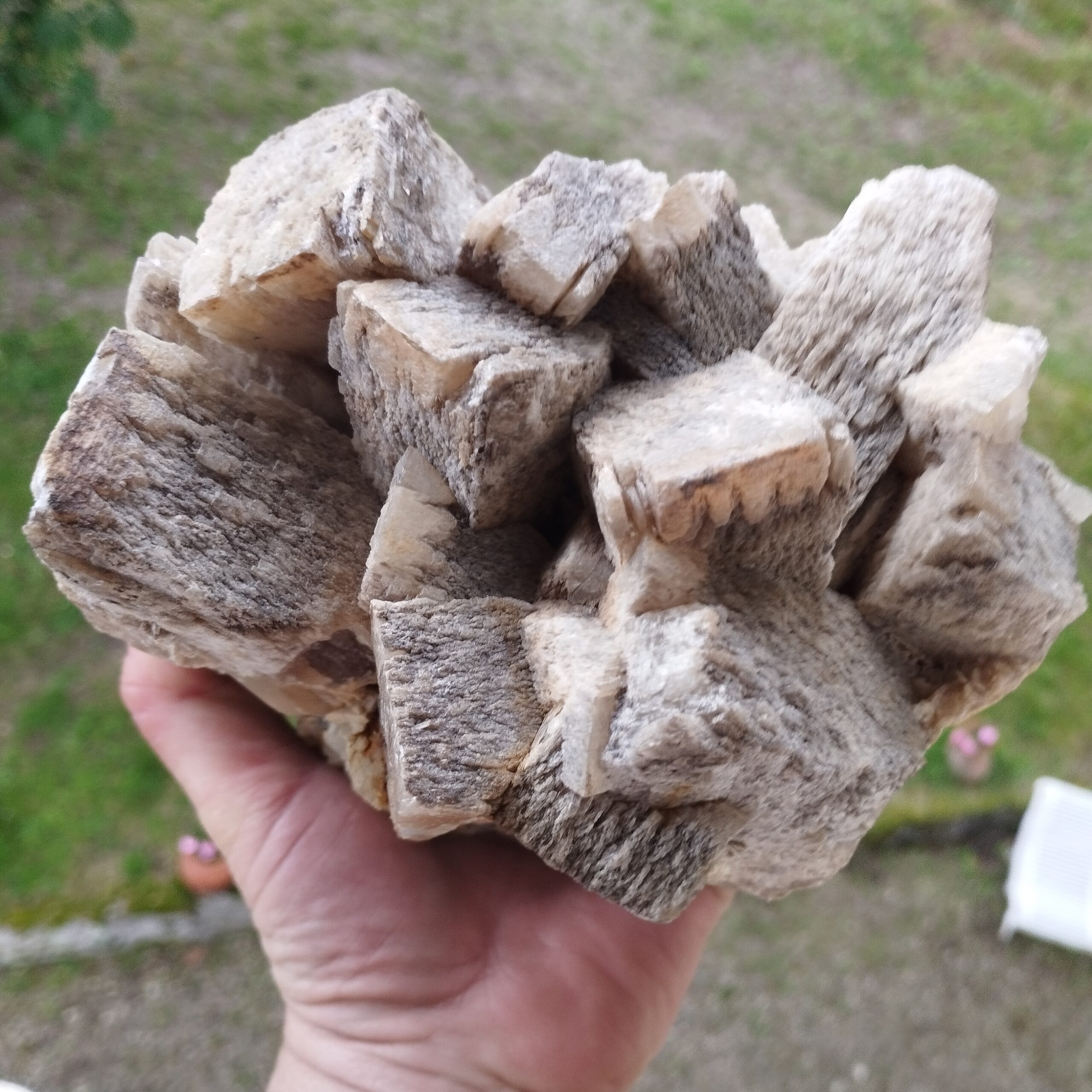 Baryte en burin, Maine-Reclesne, Saône-et-Loire, Morvan.