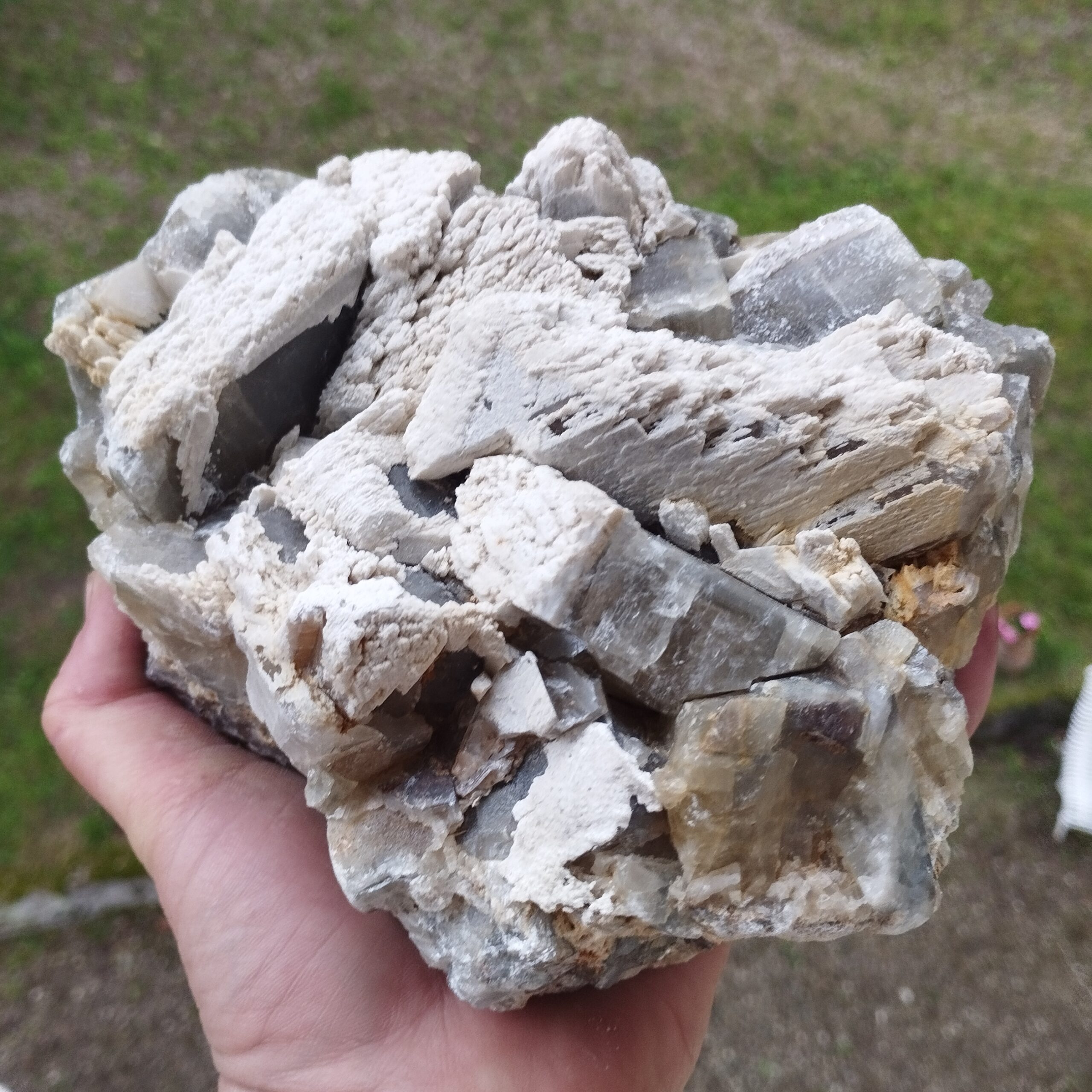 Baryte double génération, Maine-Reclesne, Saône-et-Loire, Morvan.