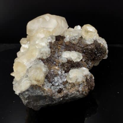 Calcite, Sphalérite et Dolomite, Trèves, Gard.