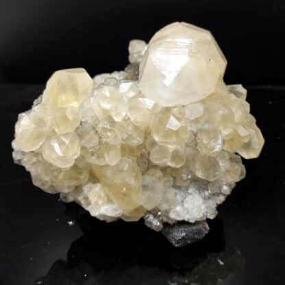 Calcite, Sphalérite et Dolomite, Trèves, Gard.