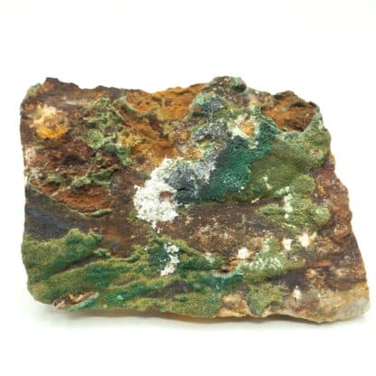 Olivénite, Malachite et Dundasite, Cap Garonne, Var.