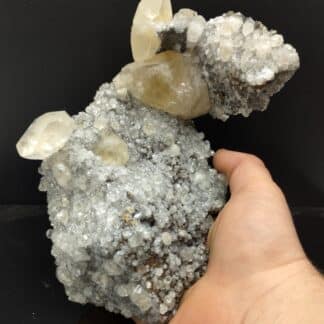 Calcite et Sphalérite, Trèves, Gard.