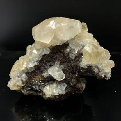 Calcite, Sphalérite et Dolomite, Trèves, Gard.