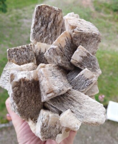 Baryte en burin, Maine-Reclesne, Saône-et-Loire, Morvan.