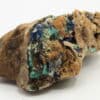 Azurite, malachite, cerusite, smithsonite, Cabrières, Hérault.