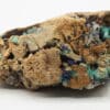 Azurite, malachite, cerusite, smithsonite, Cabrières, Hérault.