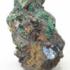 Chalcopyrite, malachite, azurite, baryte, La Gardette, Oisans.