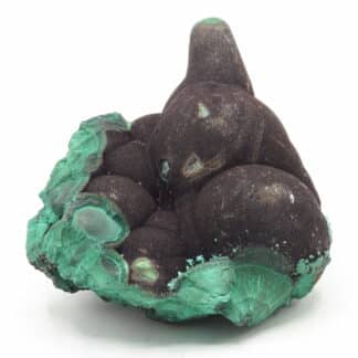 Malachite stalactiforme, Nijne Tagilsk, Oural, Russie.