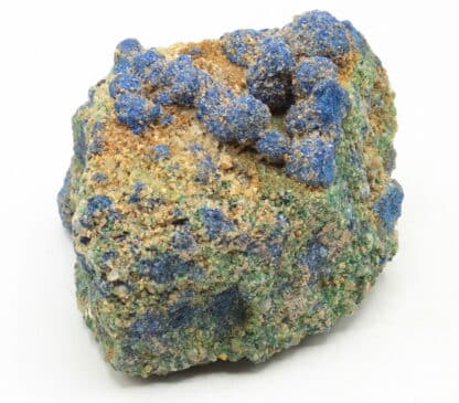 Malachite et Azurite, Bonneterre, Saint-Laurent d’Olt, Aveyron.