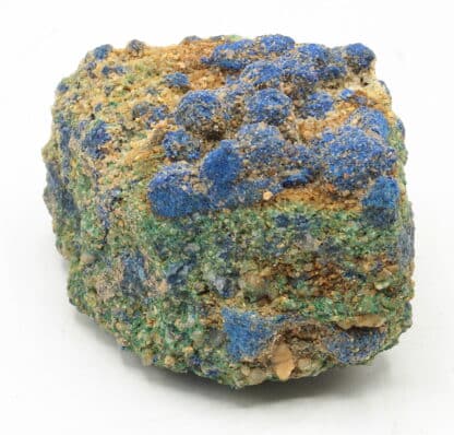 Malachite et Azurite, Bonneterre, Saint-Laurent d’Olt, Aveyron.