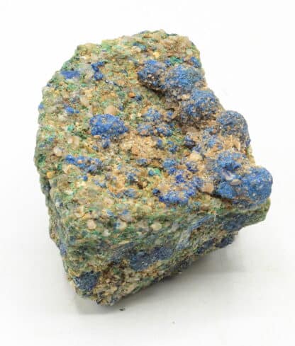 Malachite et Azurite, Bonneterre, Saint-Laurent d’Olt, Aveyron.