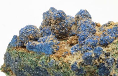 Malachite et Azurite, Bonneterre, Saint-Laurent d’Olt, Aveyron.