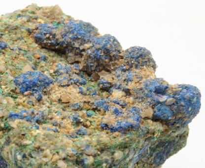 Malachite et Azurite, Bonneterre, Saint-Laurent d’Olt, Aveyron.